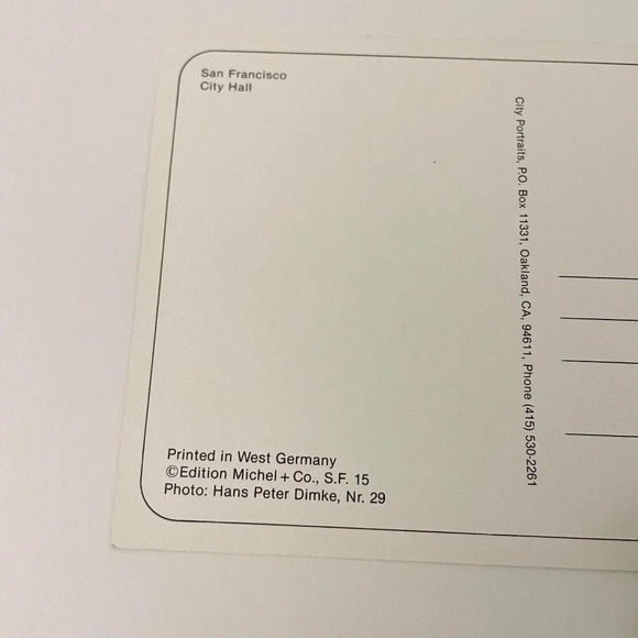 Vintage Lot of 5 San Francisco Post Cards Golden  Gate Bridge City Hall Alcatraz - Picture 7 of 16